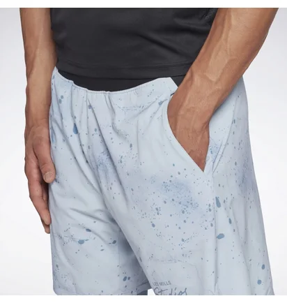 Шорты мужские Reebok Lm Strength 2In1 Shorts Light Blue HD4162