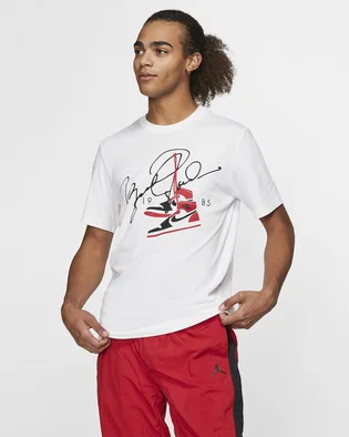 Футболка чоловіча Air Jordan Aj85 MenS T-Shirt White BQ5538-100