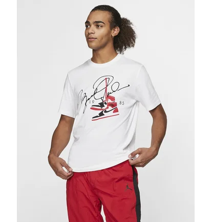 Футболка мужская Air Jordan Aj85 MenS T-Shirt White BQ5538-100