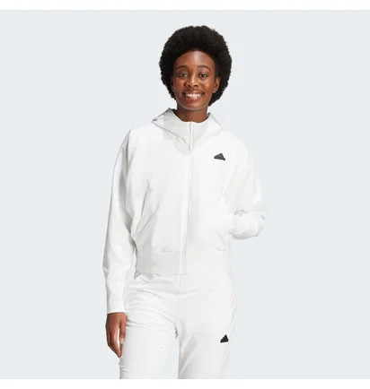 Куртка женская Adidas Z.N.E. Woven Full-Zip Hoodie White IN9483