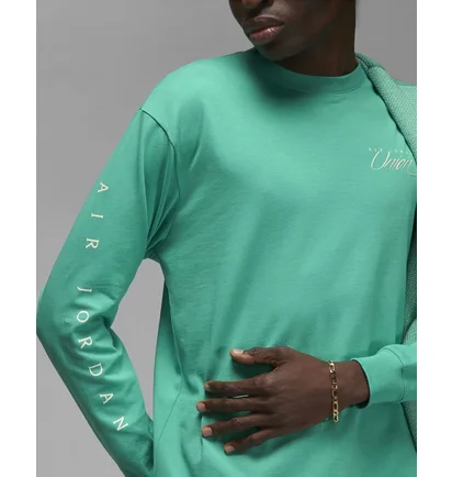 Лонгслив мужской Air Jordan Long Sleeve T-Shirt X Union La Green DV7341-370