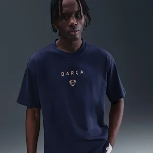 Футболка мужская Nike F.C. Barcelona Total90 Wordmark Tee Blue IB7294-410