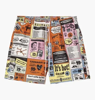 Шорты мужские Carhartt WIP Slater Multi I035063.2UDXX