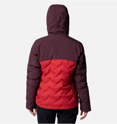 Пуховик жіночий Columbia Grand Trek Down Hooded Iii S Red/Bordo WL3555-602