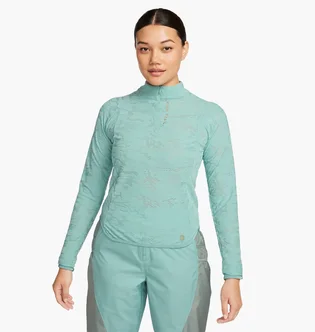Кофта женская Nike Trail Dri-Fit 1/4-Zip Mid Layer Trail Top Turquoise FB7637-309
