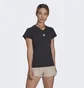 Футболка женская Adidas Aeroready Train Essentials Minimal Branding V-Neck Tee Black Hn5543