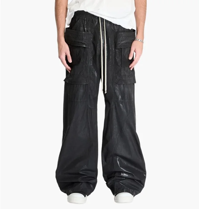 Штаны мужские Rick Owens Drkshdw Black DU01E3394-PF-09