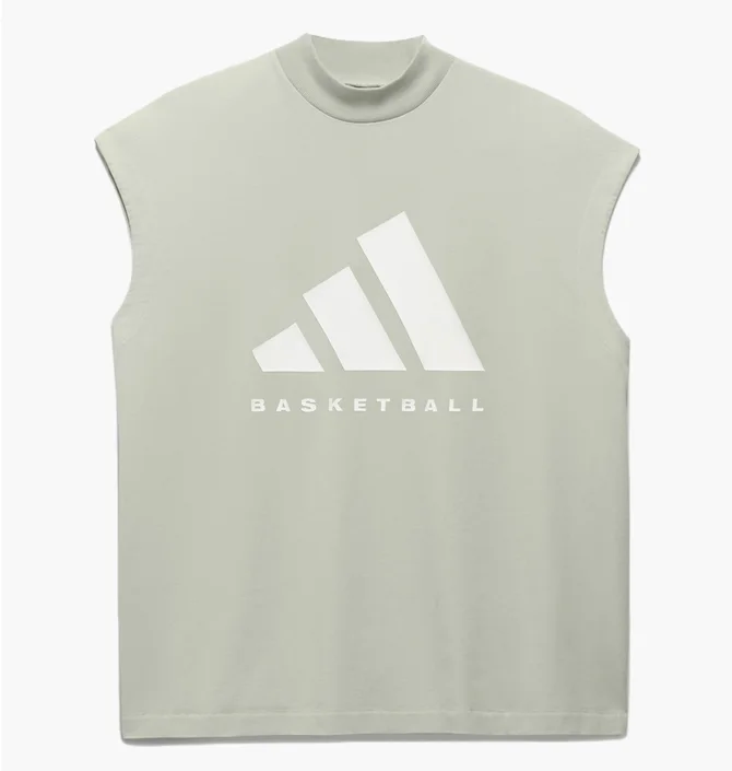 Майка унісекс Adidas Basketball Sleeveless Tee Olive IA3444