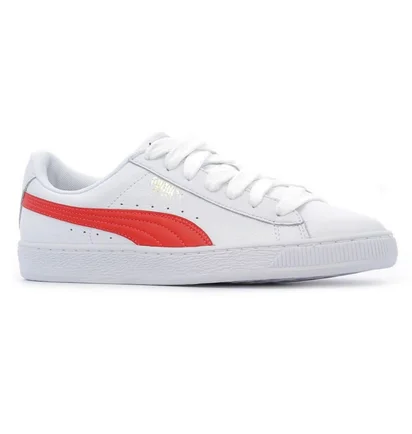 Кроссовки мужские Puma Basket White/Red White 354367-24