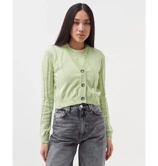 Кофта жіноча Han Kjobenhavn Han Kjobenhavn Cropped Cardigan Green F-131310
