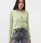 Кофта жіноча Han Kjobenhavn Han Kjobenhavn Cropped Cardigan Green F-131310