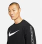 Свитшот мужской Nike Nsw Repeat Sw Crew Bb Black Dx2029-010