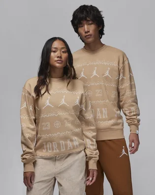 Світшот унісекс Air Jordan Essentials Holiday Fleece Crew Beige FD7463-200