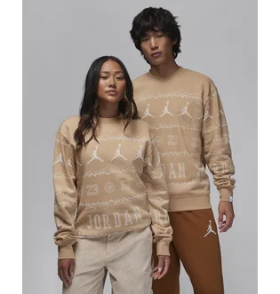 Свитшот унисекс Air Jordan Essentials Holiday Fleece Crew Beige FD7463-200