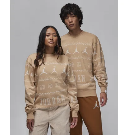 Світшот унісекс Air Jordan Essentials Holiday Fleece Crew Beige FD7463-200