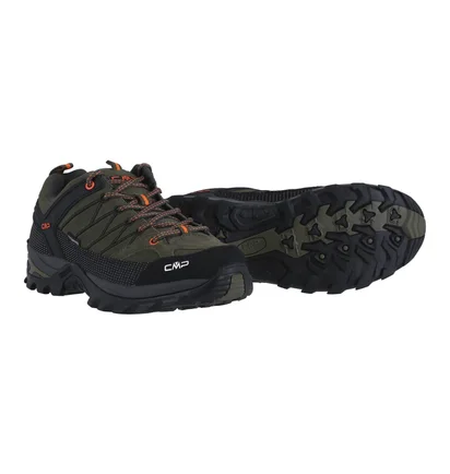 Кроссовки мужские CMP Rigel Low Trekking Shoes Wp Green 3Q13247-55ES