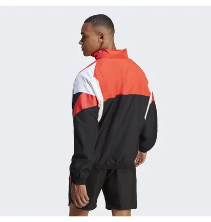 Куртка мужская Adidas Colorblock Track Jacket Black/Orange Ic3694