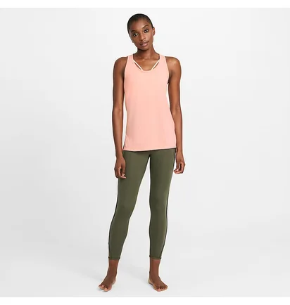 Майка женская Nike Yoga Layer Tank Peach CQ8826-800