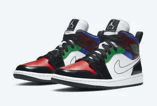 Кроссовки женские Air Jordan 1 Mid SE Multi DB5454-001