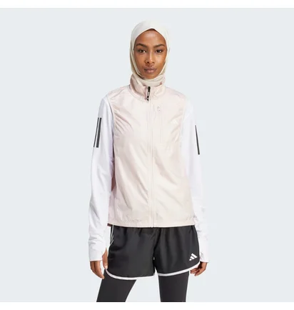 Кофта женская Adidas Own The Run Vest Beige IN1575