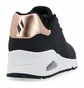 Кроссовки женские Skechers Uno Shimmer Away Black 155196-BLK