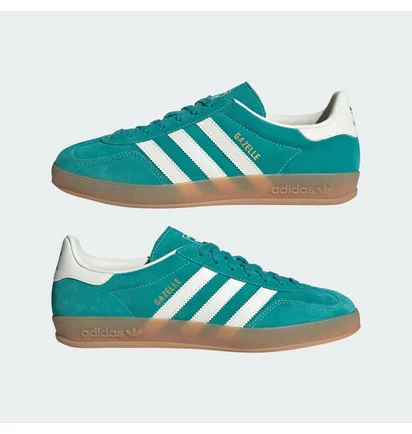 Бутсы женские Adidas Indoor Turquoise JQ8391