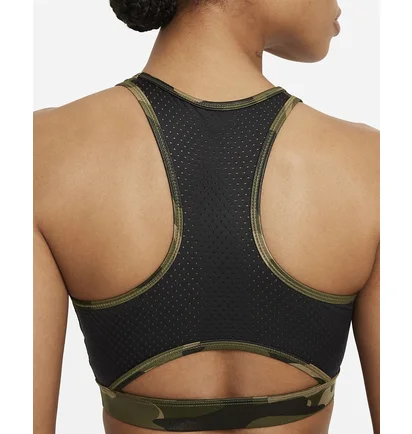 Топ жіночий Nike Womens Medium-Support 1-Piece Pad High-Neck Sports Bra Camo Dd1199-222