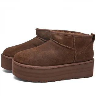 Угги женские UGG Classic Ultra Mini Platform Boot Brown 1135092-BCDR