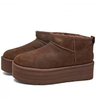 Уггі жіночі UGG Classic Ultra Mini Platform Boot Brown 1135092-BCDR