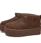 Уггі жіночі UGG Classic Ultra Mini Platform Boot Brown 1135092-BCDR