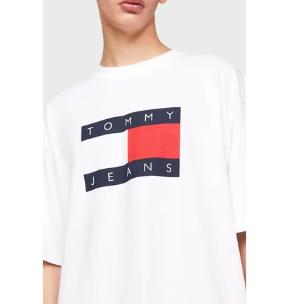 Футболка чоловіча Tommy Jeans Skate Flag Tee White DM0DM19555