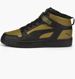 Кросівки чоловічі Puma Mid Strap Winter Sneakers Black/Olive 386376