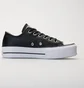 Кеди жіночі Converse Chuck Taylor All Star Platform Leather Black 561681C