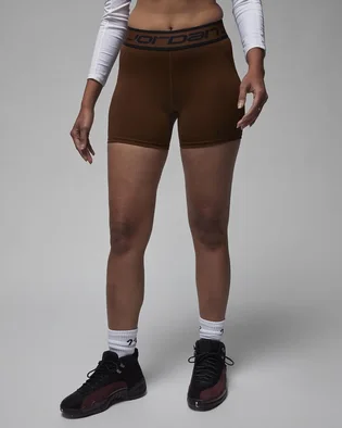 Шорты женские Air Jordan Sport 5 Shorts Brown FB4623-259