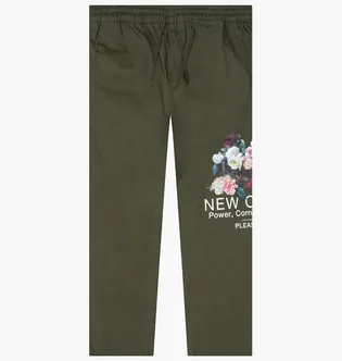 Штаны унисекс Pleasures Power Beach Olive P21NO021-OLIVE