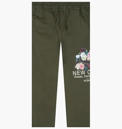 Штани унісекс Pleasures Power Beach Olive P21NO021-OLIVE