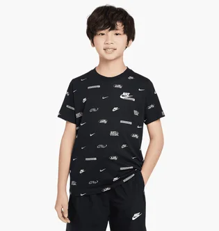 Футболка детская Nike Aop Black HM5851-010