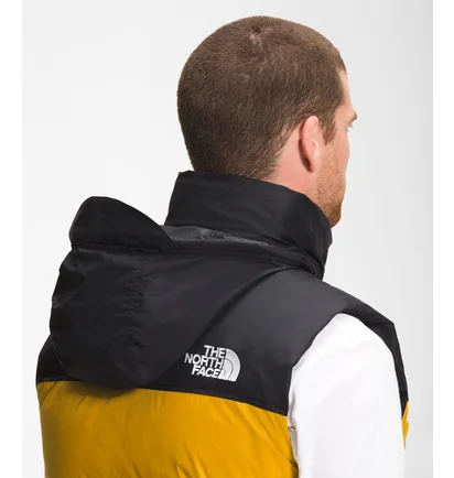 Жилетка чоловіча The North Face 1996 Retro Nuptse Vest Black/Yellow NF0A3JQQ-H9D