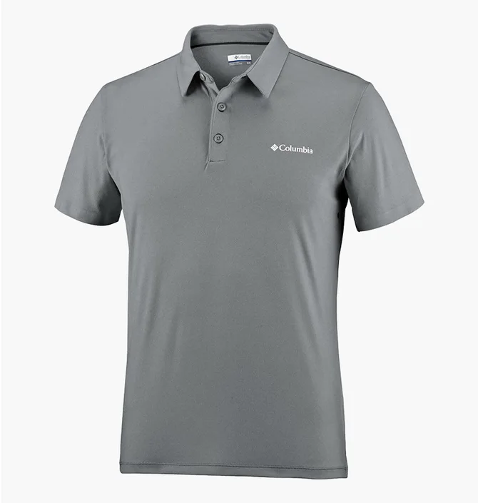 Поло мужское Columbia Triple Canyon Tech Polo Grey AO1287-040