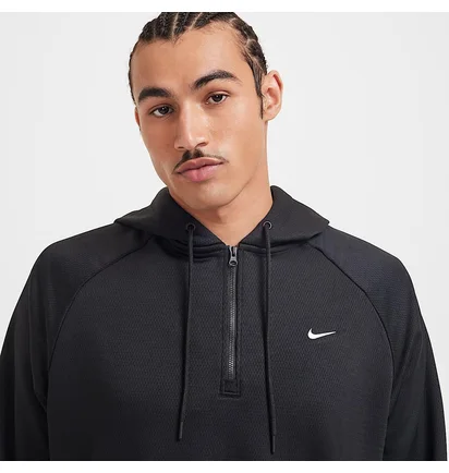 Худи мужское Nike Dna MenS Therma-Fit 1/4-Zip Basketball Hoodie Black FZ0664-010