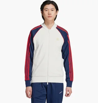 Олімпійка чоловіча Adidas Adicolor Classics Sst Track Jacket Beige/Blue IY9859