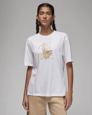 Футболка женская Air Jordan Graphic T-Shirt White FD7244-100