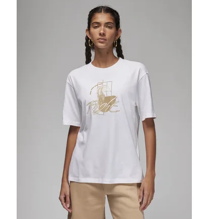Футболка женская Air Jordan Graphic T-Shirt White FD7244-100