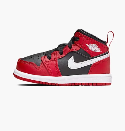 Кроссовки детские Air Jordan 1 Mid Red DQ8425-061