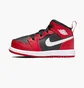 Кроссовки детские Air Jordan 1 Mid Red DQ8425-061