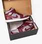 Кросівки чоловічі Air Jordan 1 Mid Red/Grey Dq8426-615
