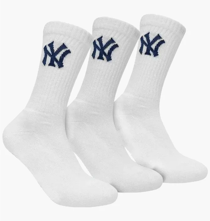 Шкарпетки дитячі New York Yankees Crew White (3 пари) 15100002-1001
