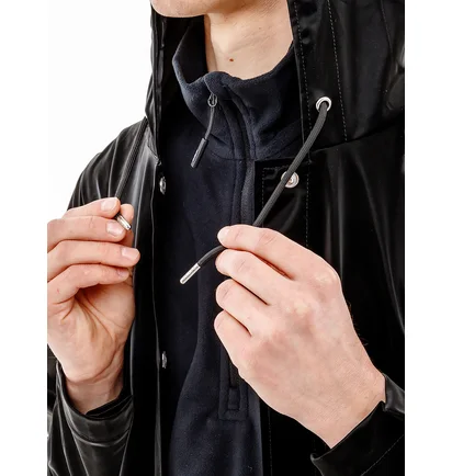Пальто жіноче Rains Jackets Black 1834-VELVETBLACK