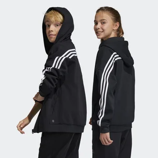 Толстовка детская Adidas Future Icons 3-Stripes Full-Zip Sportswear Black HR6317