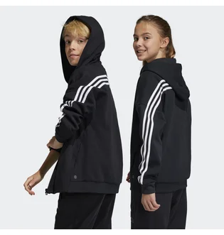 Толстовка детская Adidas Future Icons 3-Stripes Full-Zip Sportswear Black HR6317